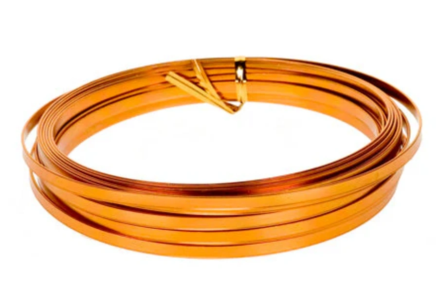 Rectangular copper wire